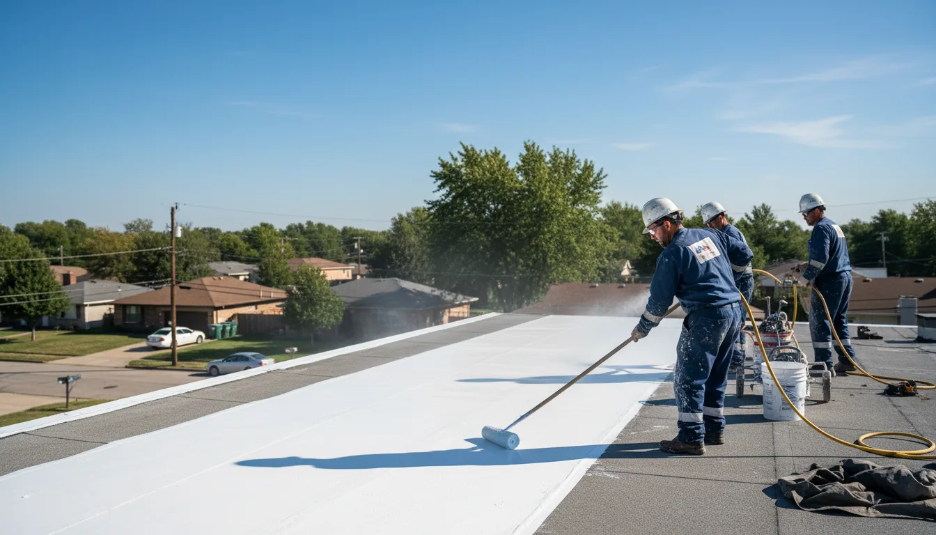 Commercial roof coating in Brookhaven, MS near me